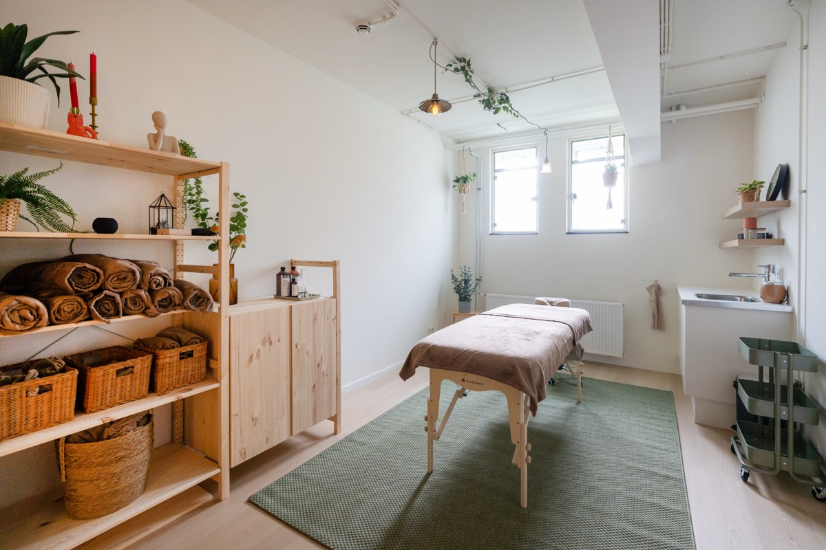 De behandelruimte van The Ease Room